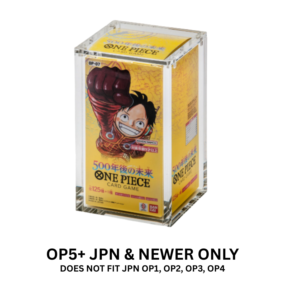 OP5+ JPN Booster Box Acrylic Case