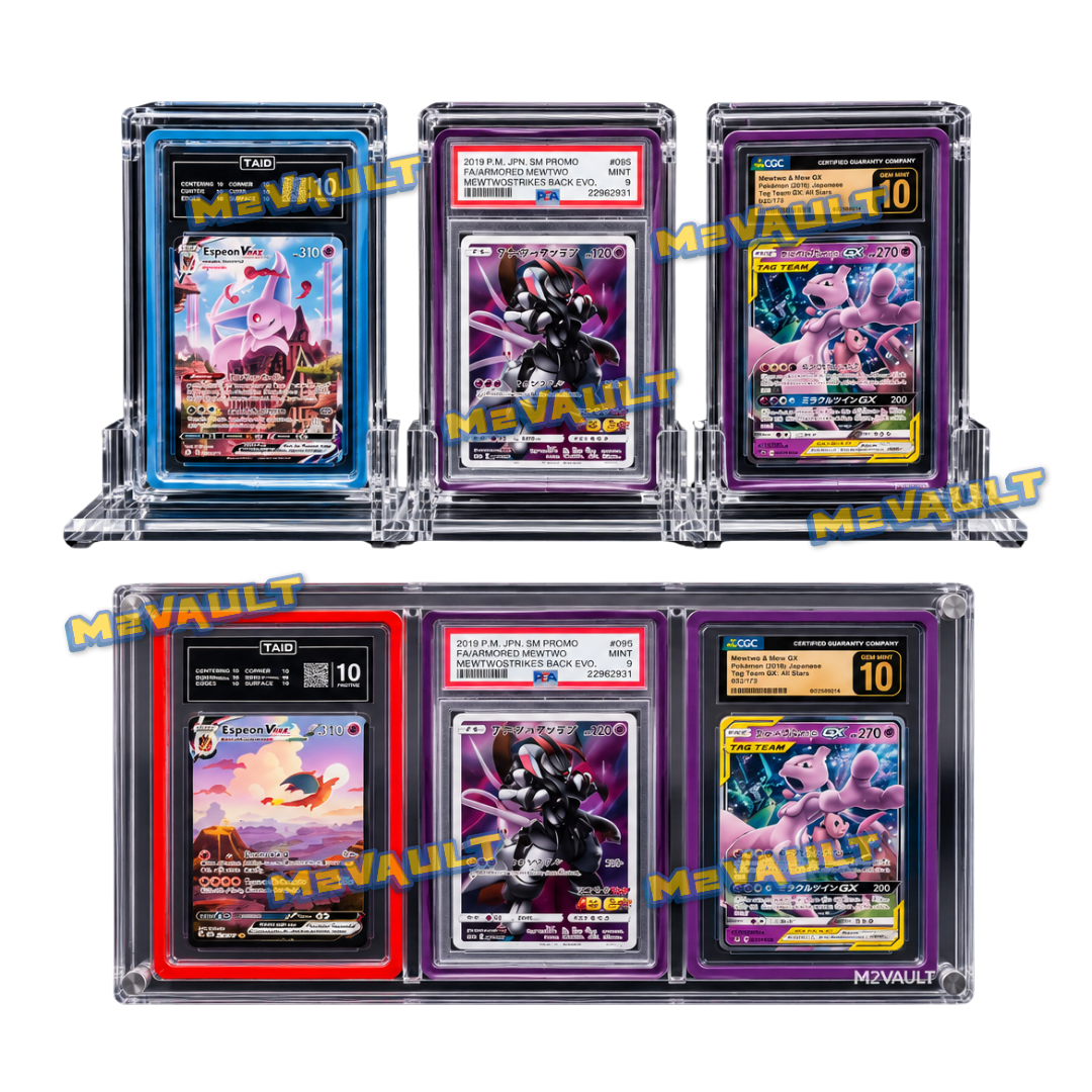 Pokémon Graded Slab Display Cases – PSA CGC TAG | M2VAULT