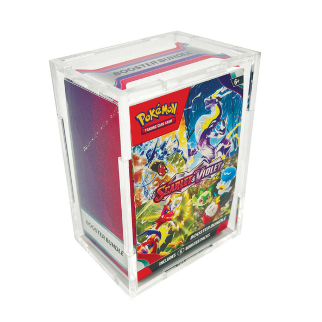 magnetic acrylic booster box case Booster Bundle Acrylic Case – The M2 Vault