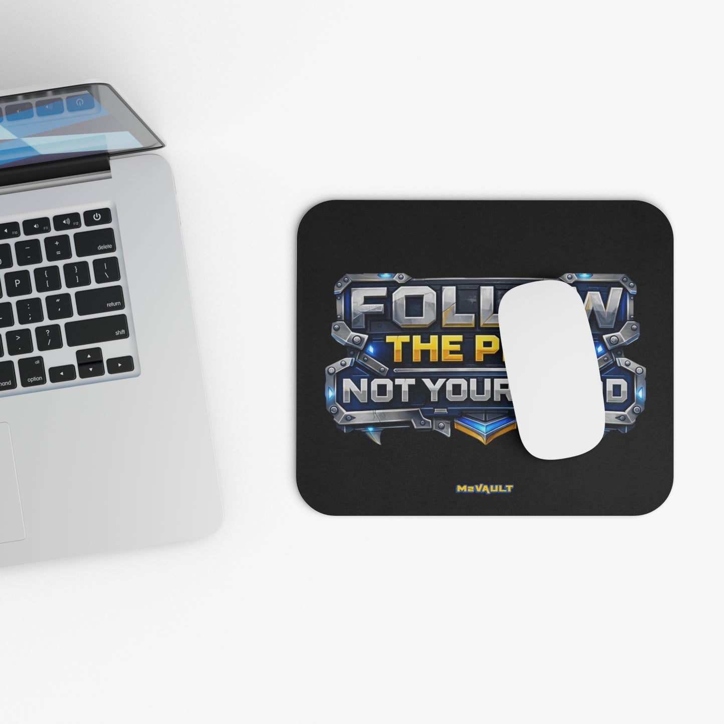 Follow The Plan. Not Your Mood. – Mouse Pad (Black)