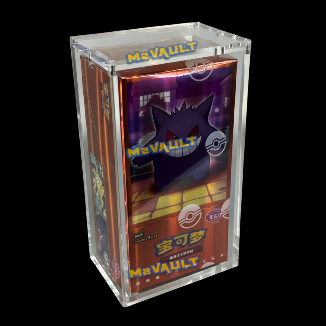 Pokémon Chinese Gem Pack Booster Box Acrylic Case
