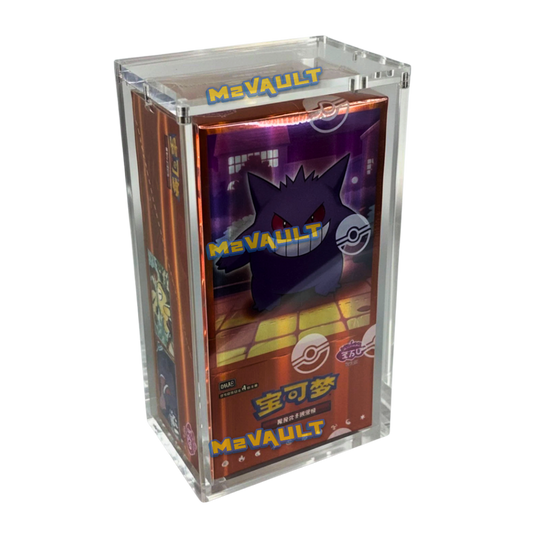 Pokémon Chinese Gem Pack Booster Box Acrylic Case