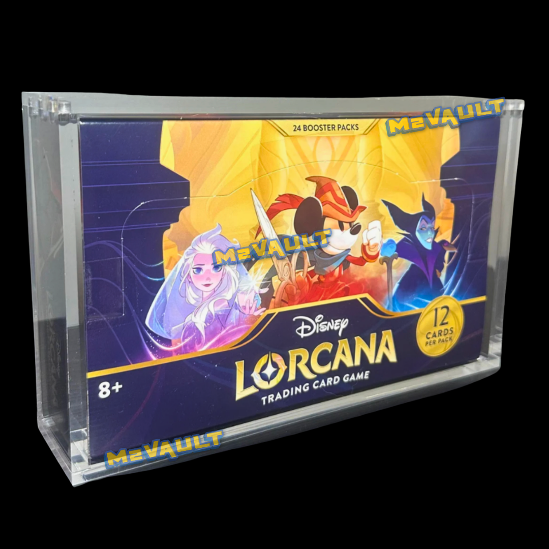 Disney Lorcana 24-Pack Booster Box Magnetic Acrylic Display Case