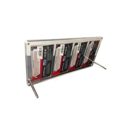 4 Booster Pack Acrylic Case w/ Stand