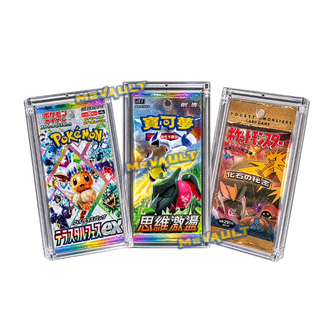 Pokémon Japanese Booster Pack Acrylic Case