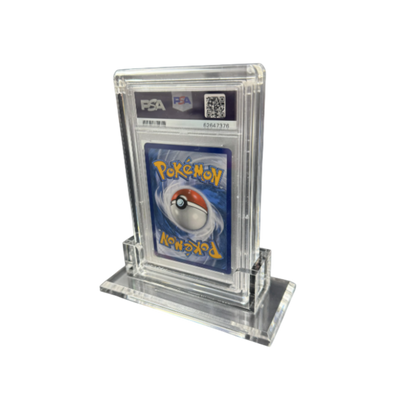 PSA CGC TAG Graded Card Acrylic Display Case + Stand – Graded Guard & Slabmags Compatible | UV Protection