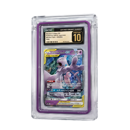 PSA CGC TAG Graded Card Acrylic Display Case + Stand – Graded Guard & Slabmags Compatible | UV Protection