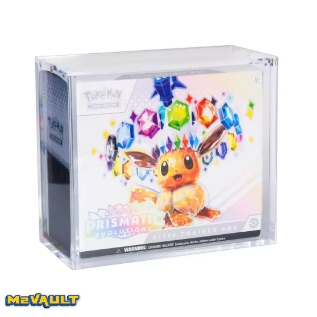 Pokémon Elite Trainer Box acrylic case M2VAULT — Scarlet Violet Sword Shield ETB display