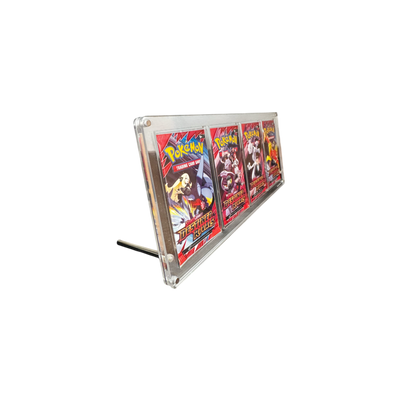 4 Booster Pack Acrylic Case w/ Stand