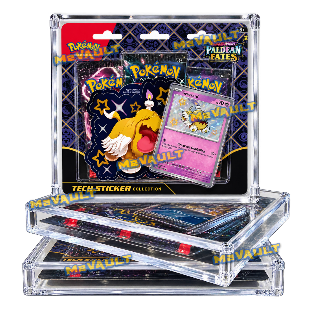 Pokémon 3-Pack Blister Acrylic Display Case