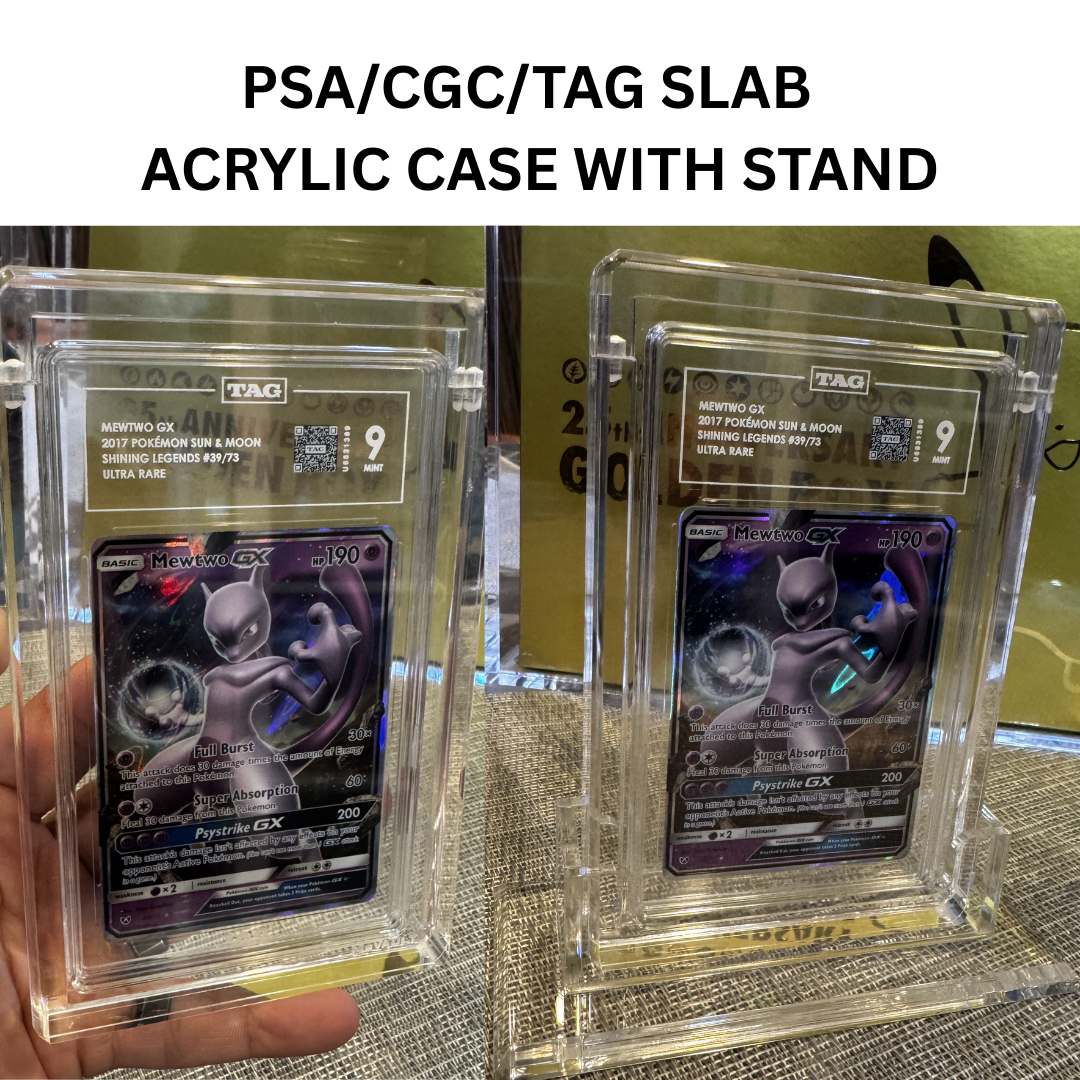 PSA/CGC/TAG SLAB ACRYLIC CASE WITH STAND