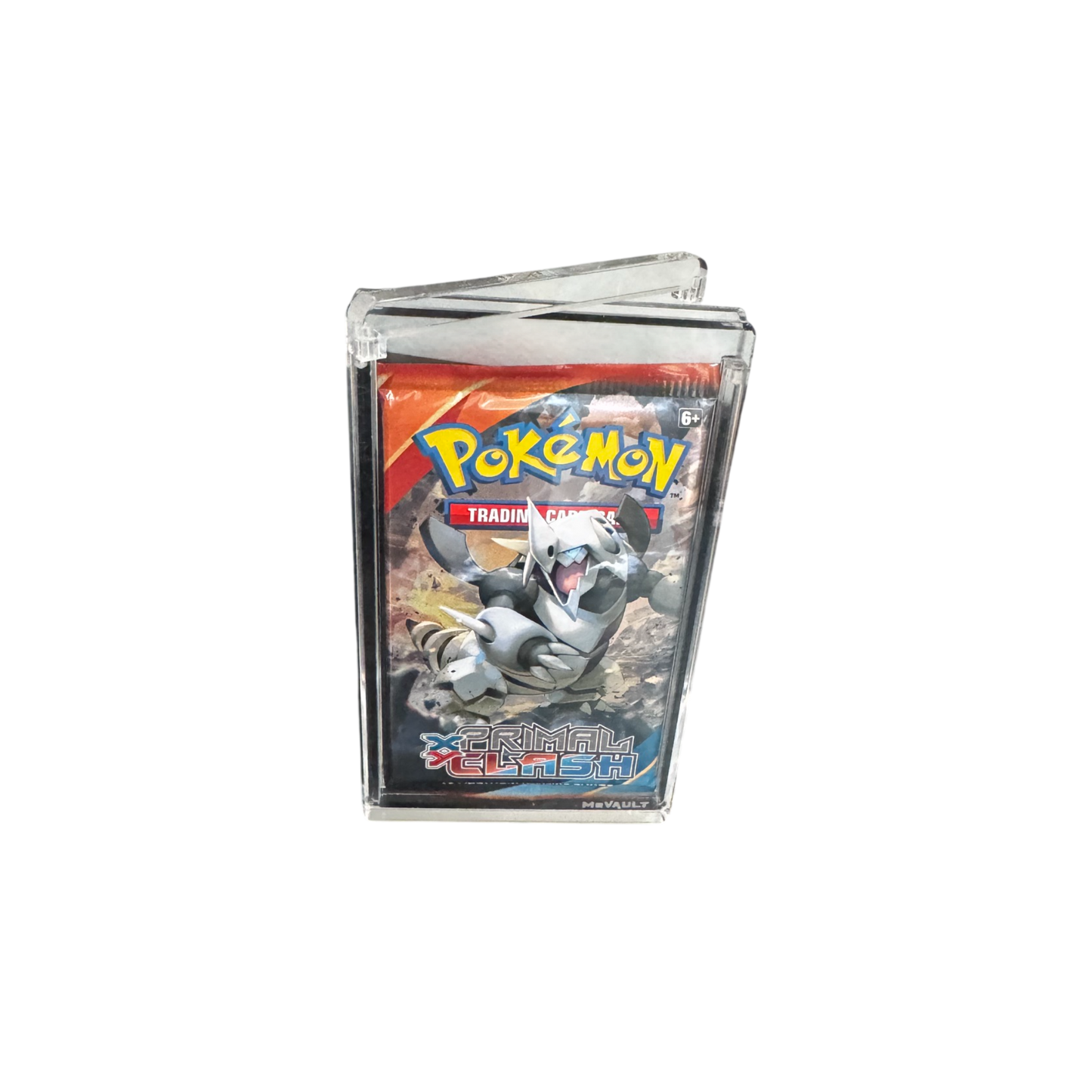 M2VAULT Pokémon English Booster Pack Acrylic Display Case – Magnetic Lid, UV Protection 97%+