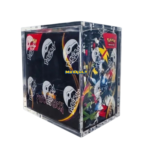 Pokémon Booster Box Acrylic Display Case – Magnetic Lid, UV Protection | Fits All Sets
