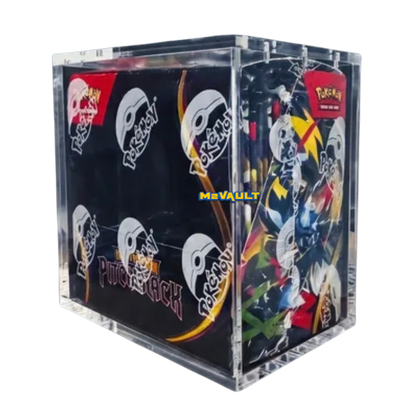 Pokémon Booster Box Acrylic Display Case – Magnetic Lid, UV Protection | Fits All Sets