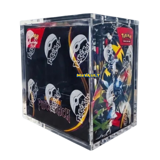 Pokémon Booster Box Acrylic Display Case – Magnetic Lid, UV Protection | Fits All Sets