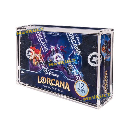 Disney Lorcana 24-Pack Booster Box Magnetic Acrylic Display Case