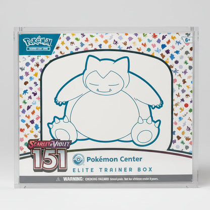 pokemon elite trainer box acrylic case by M2VAULT — UV Protection 97%+ crystal clear