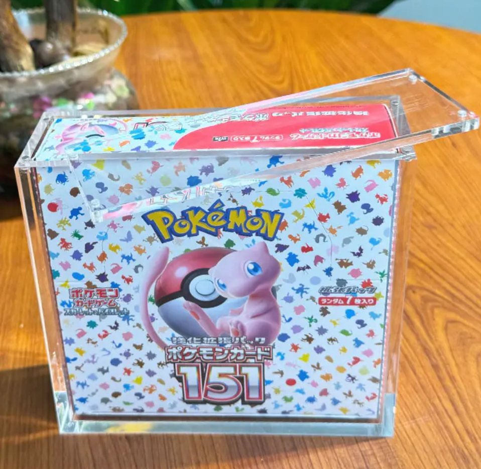 Acrylic Magnetic Japanese Booster Box Case The M2 Vault Acrylic Magnetic Japanese Booster Box Case The M2 Vault