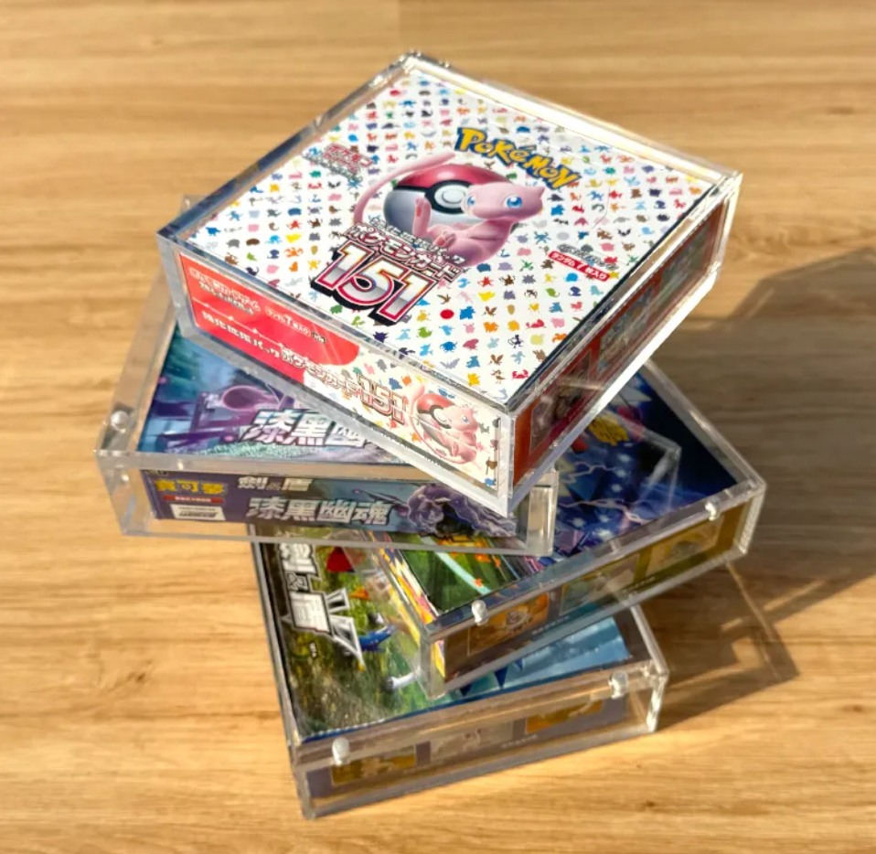 Acrylic Magnetic Japanese Booster Box Case The M2 Vault Acrylic Magnetic Japanese Booster Box Case The M2 Vault