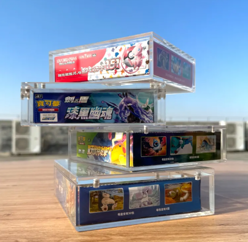 Acrylic Magnetic Japanese Booster Box Case - The M2 Vault